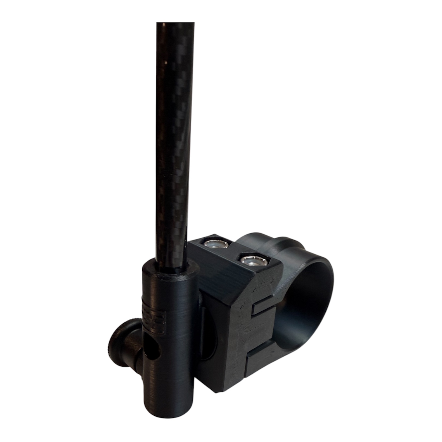 Black HSF 360 ExactFit Nautique 1.5-inch bimini mount, opposite angle