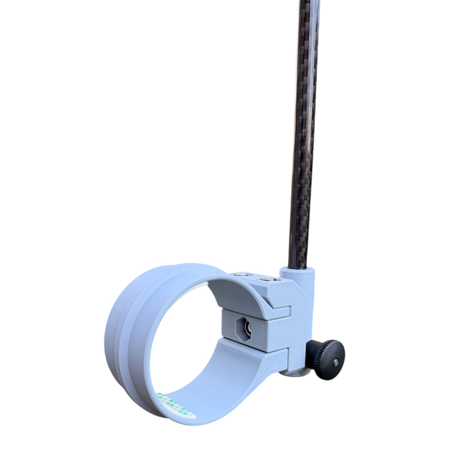 Grey MasterCraft ExactFit™ mount showing the inside of the tower clamp