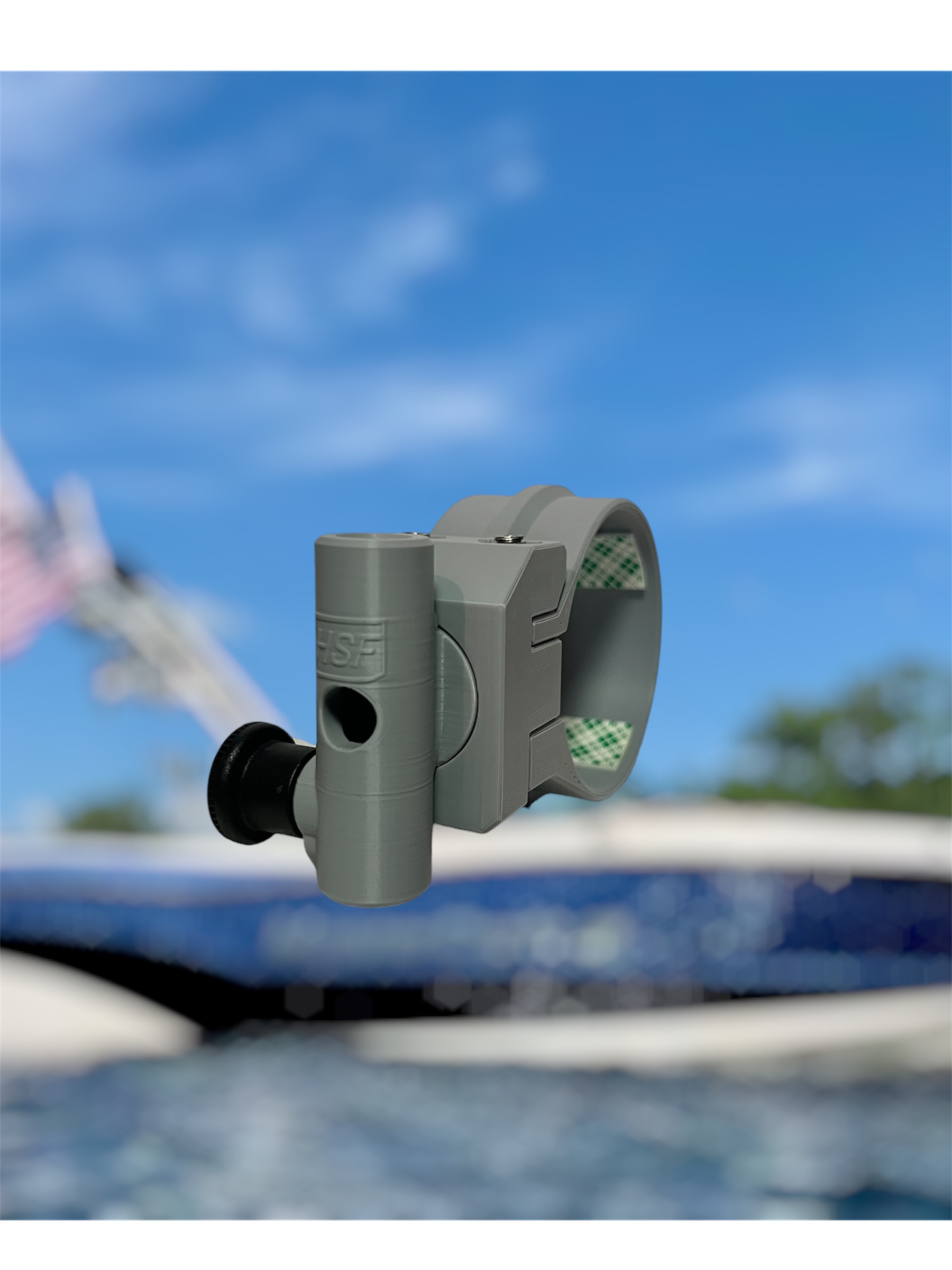 Grey HSF 360 ExactFit mount for a MasterCraft tower tube